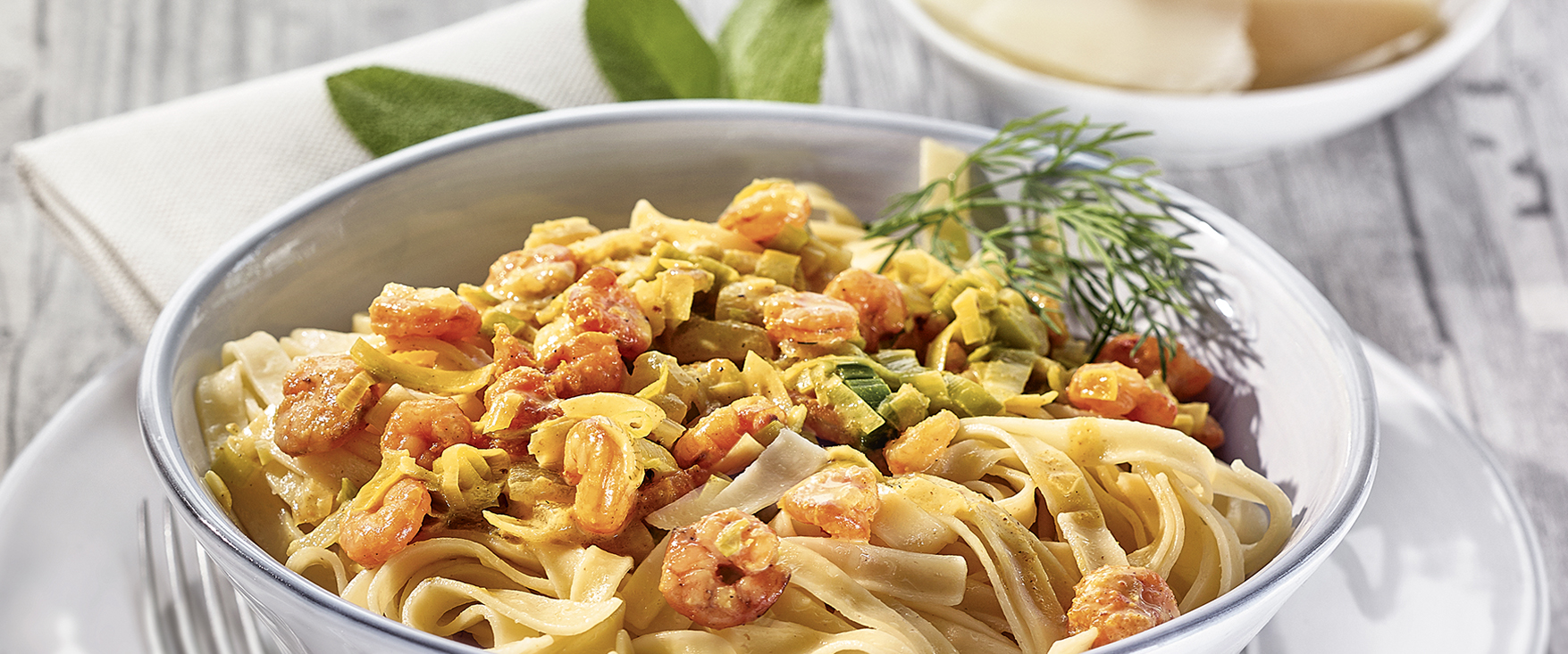 Tagliatelle mit Krabben