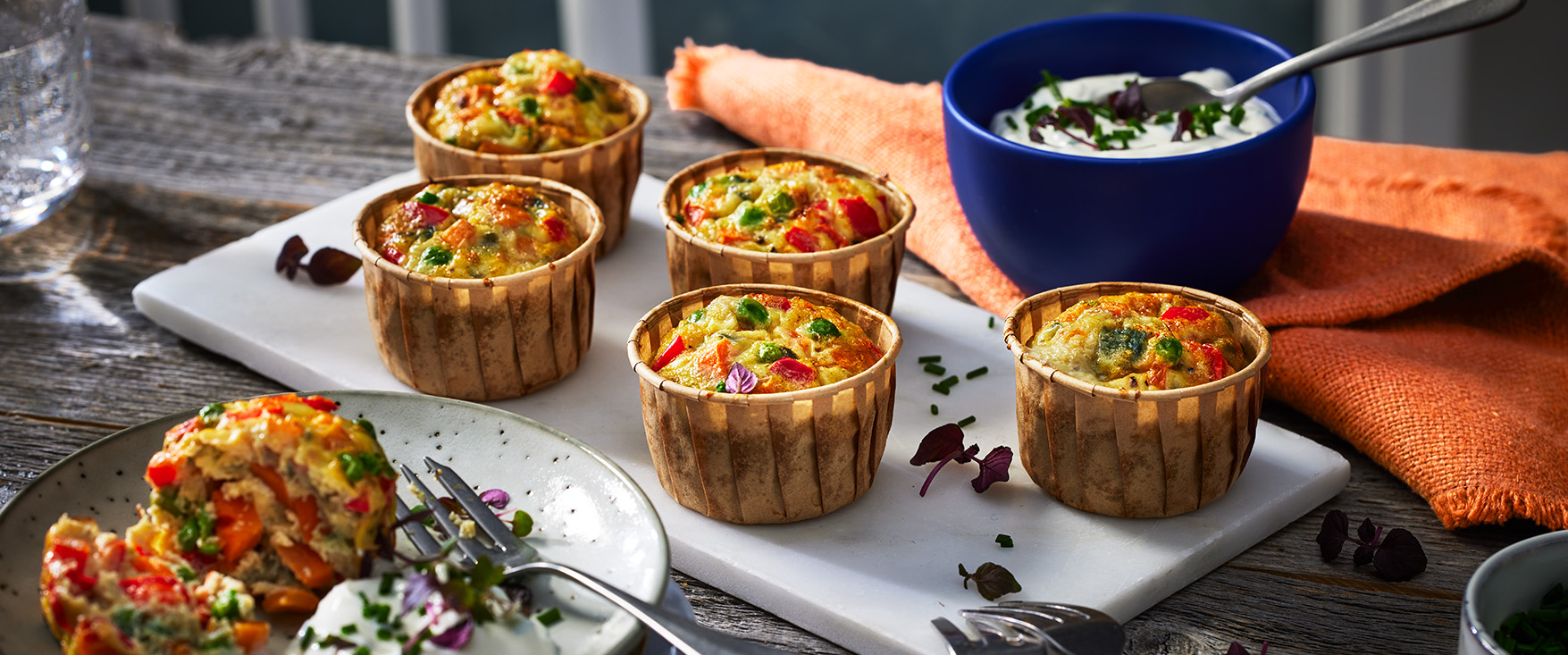 Herzhafte Snack-Muffins