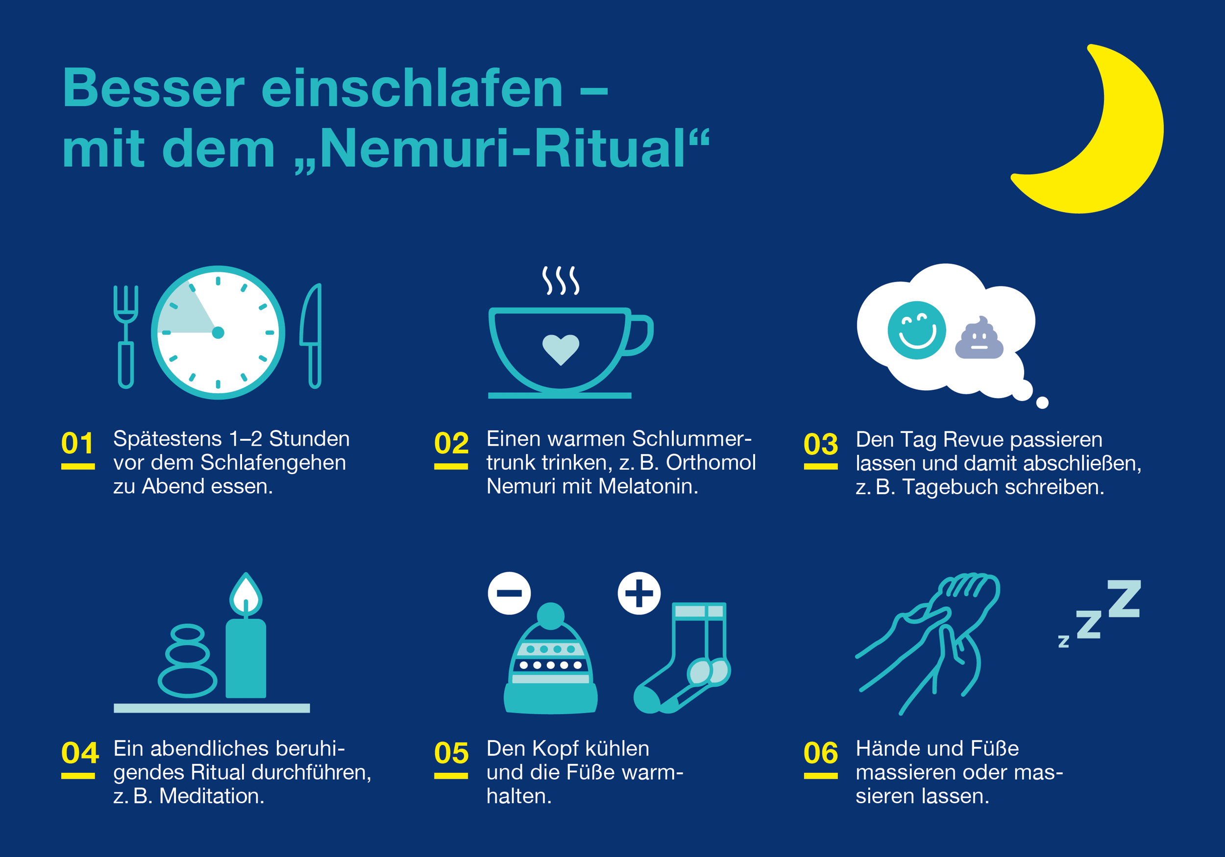 Tipps zum Einschlafen